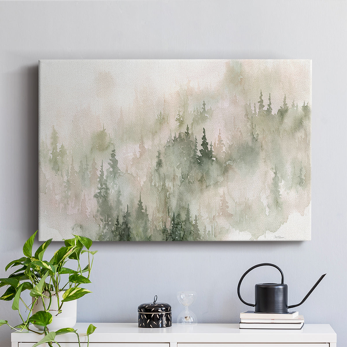 Misty Mountain Sides - Canvas Art Print
