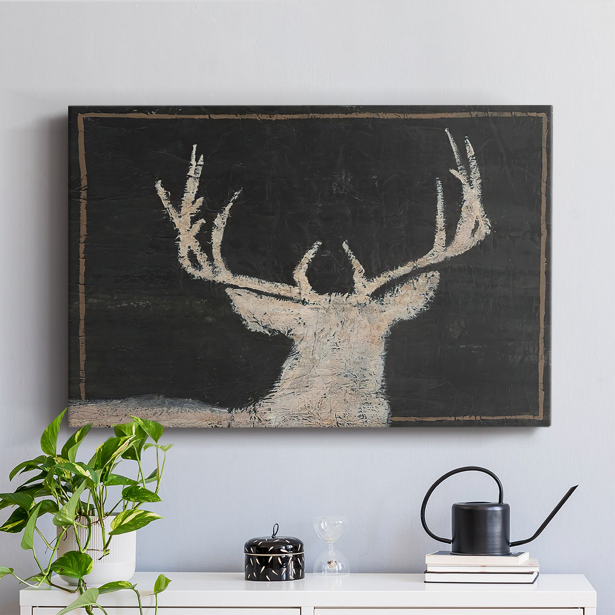 Brow Tine Deer II - Canvas Art Print