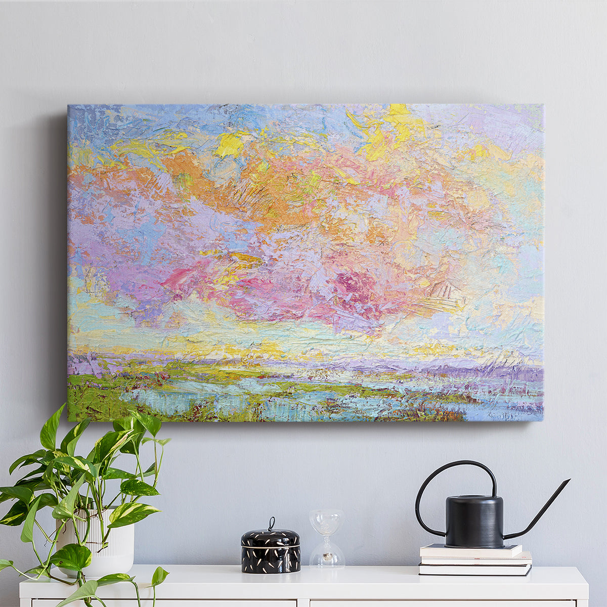 On a Summer's Eve - Canvas Art Print