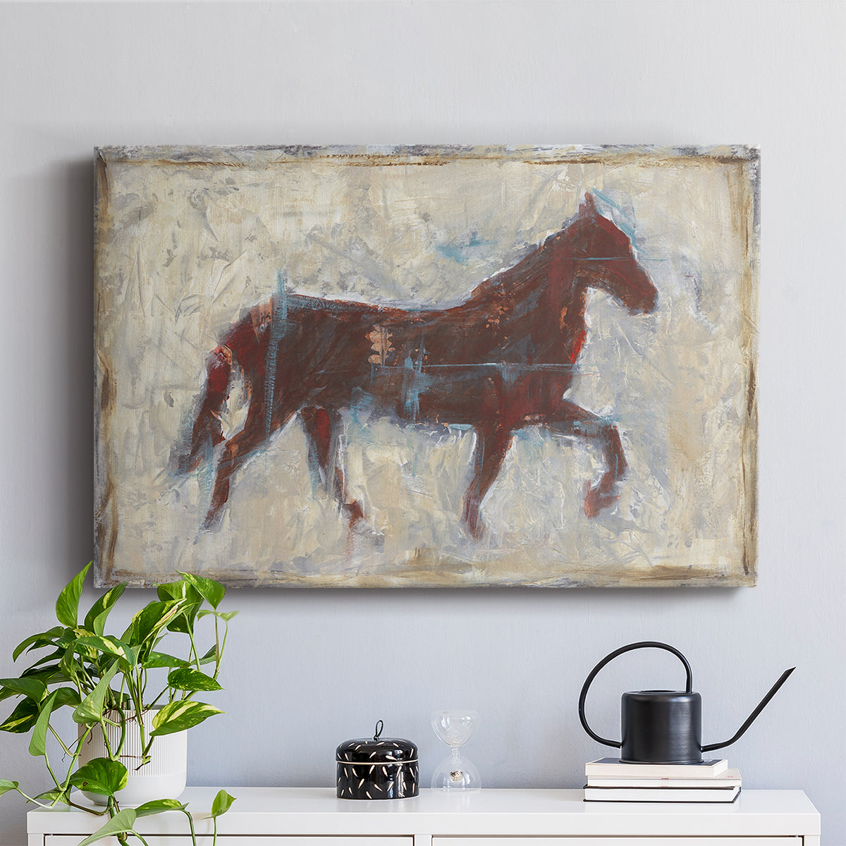 Iron Equine II - Canvas Art Print