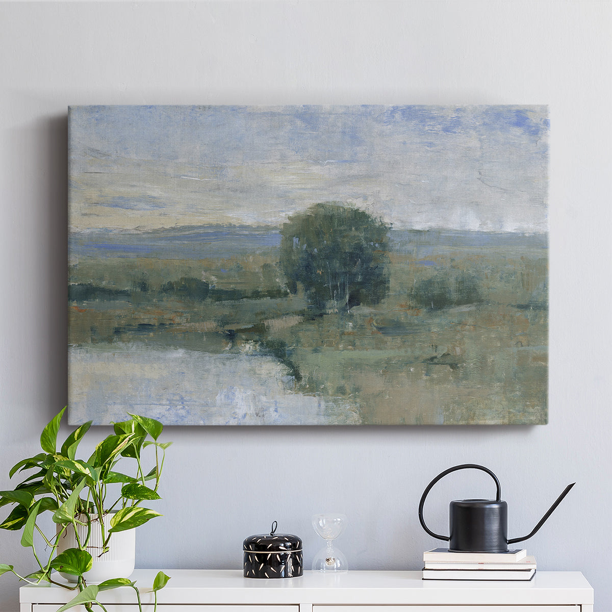 Riverbank Impression II - Canvas Art Print