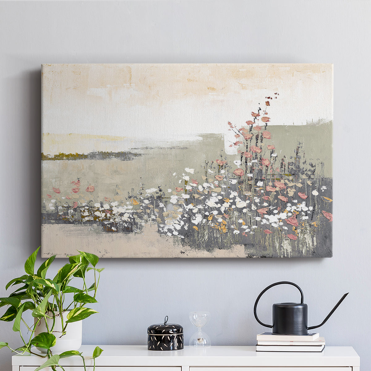 Floral Haze - Canvas Art Print