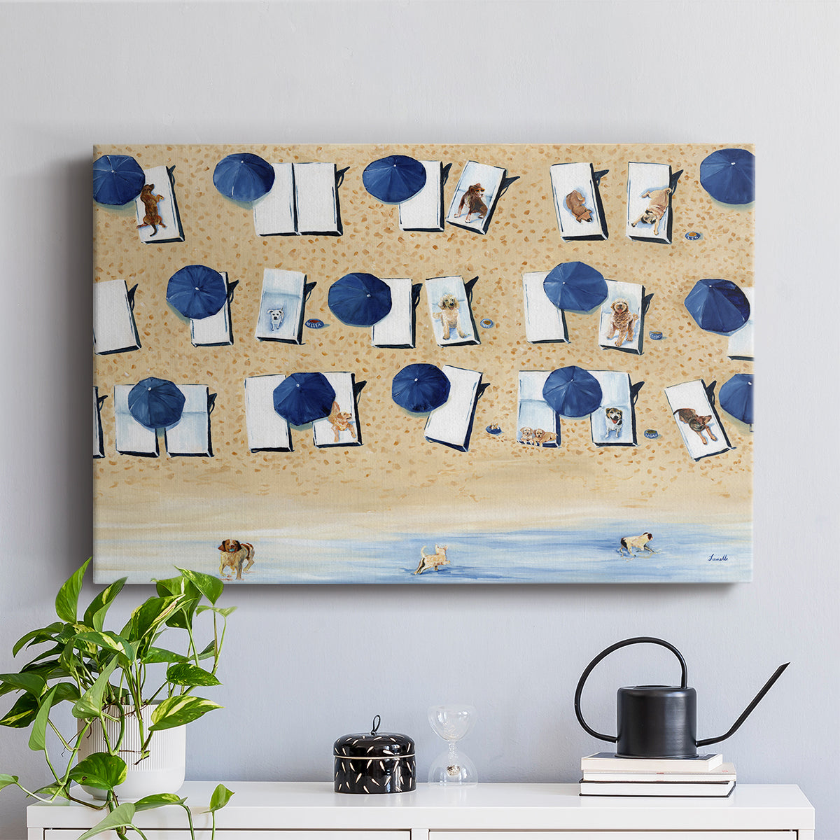 Dogs Allowed - Canvas Art Print