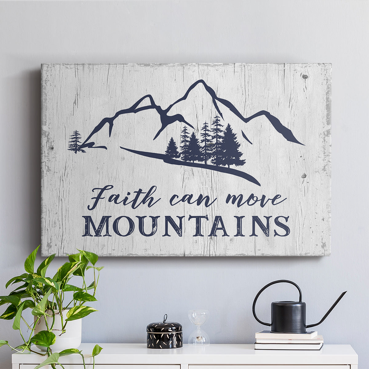 Move Mountains - Canvas Art Print