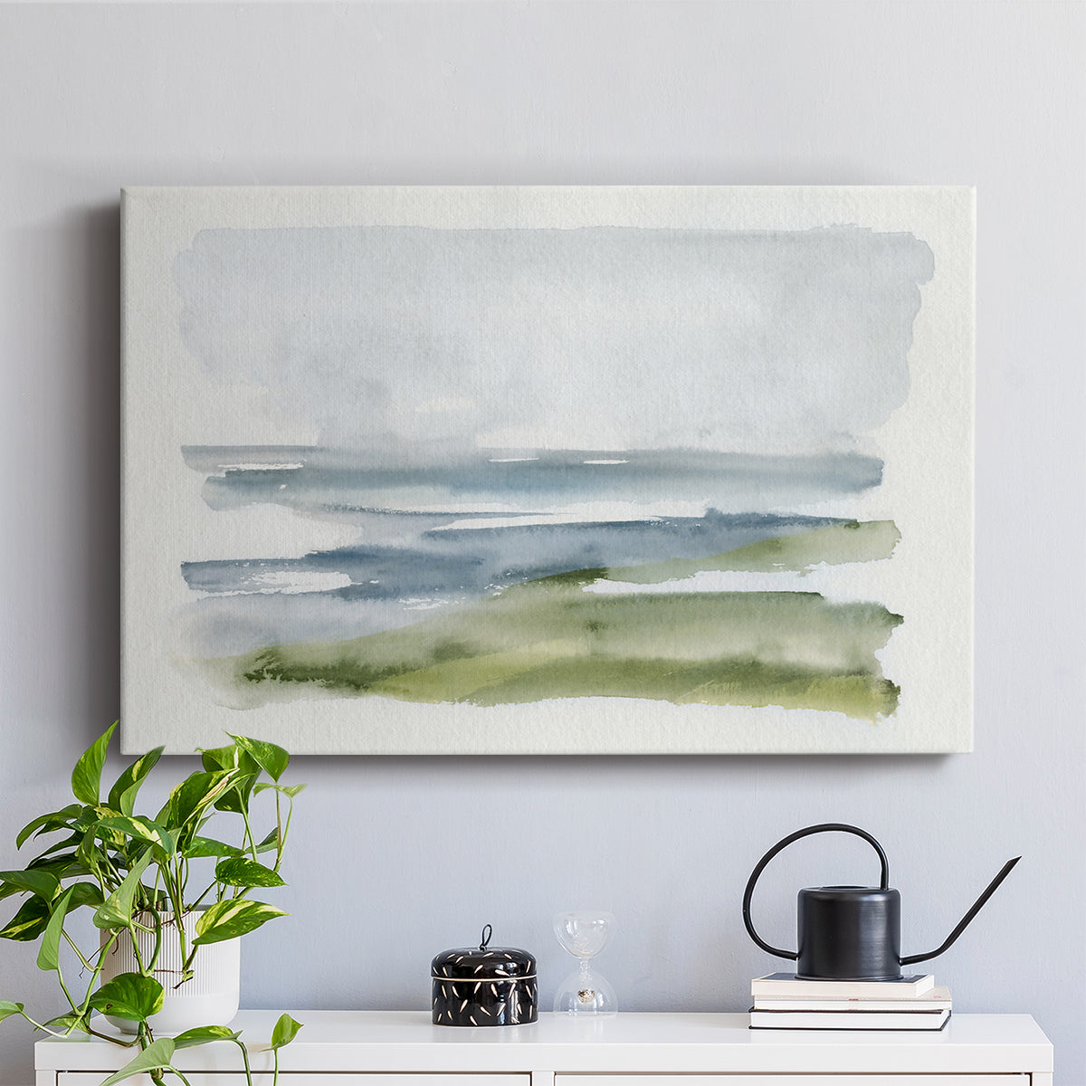 Coastline Splash I - Canvas Art Print
