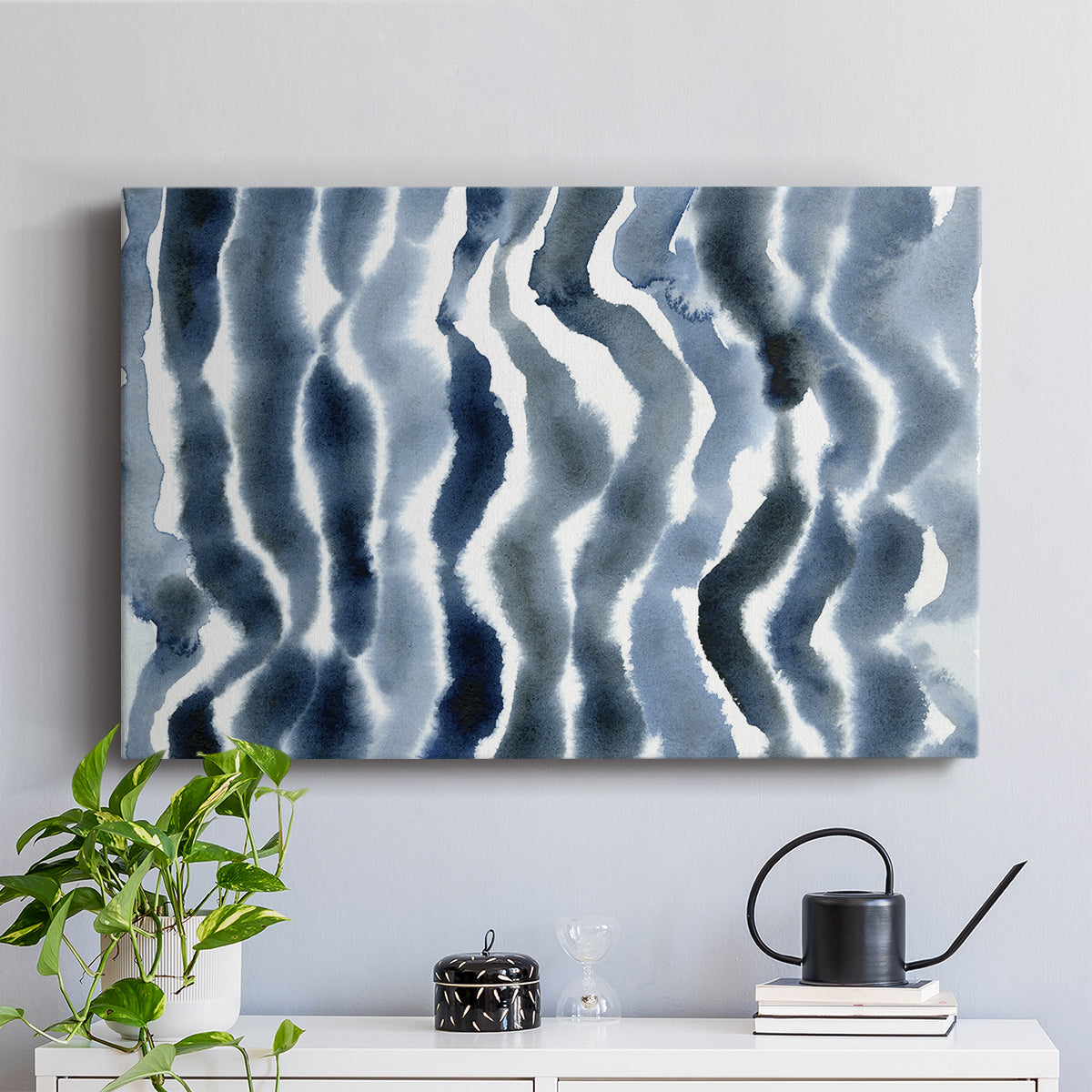 True Blue Wave II - Canvas Art Print