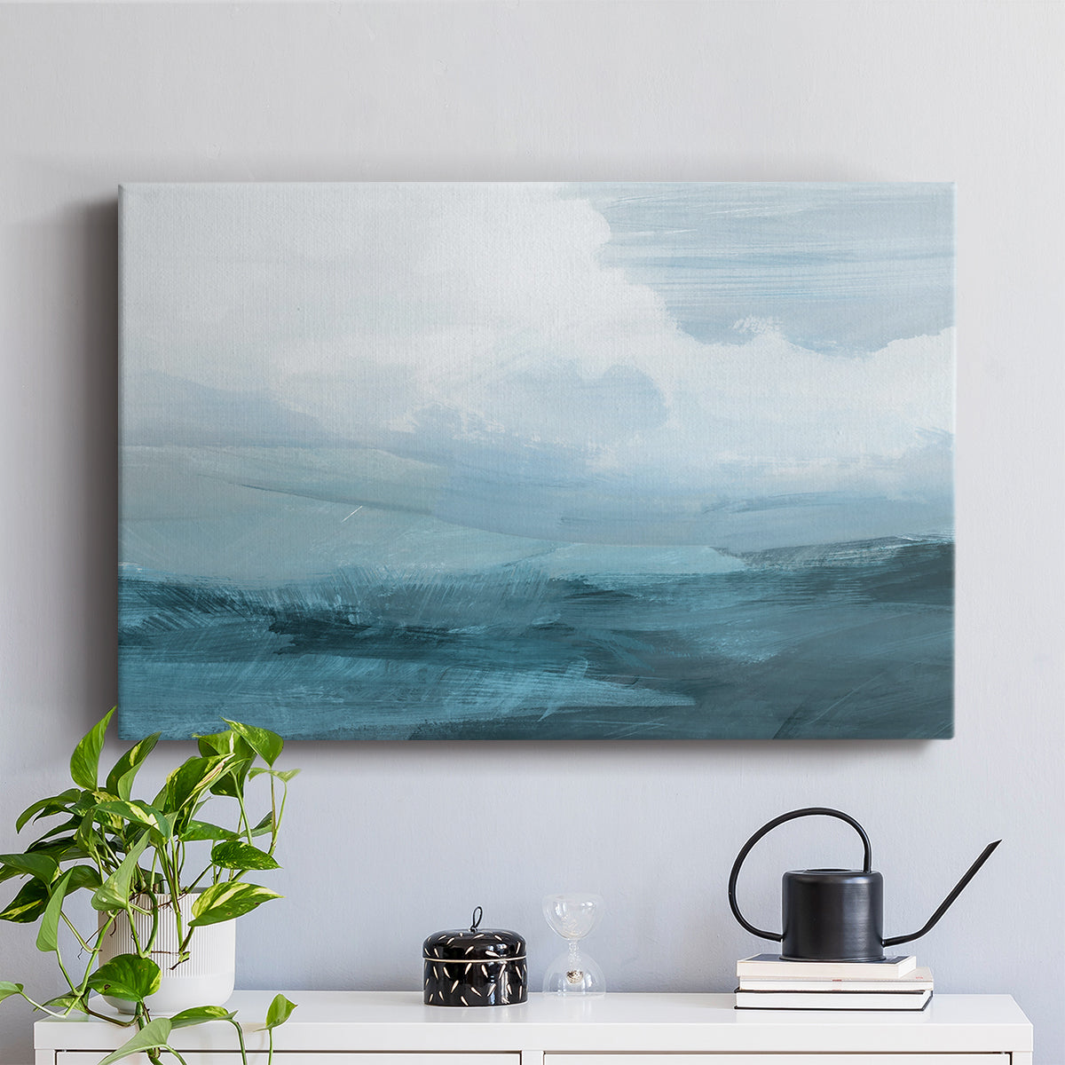 Azure Rising IV - Canvas Art Print