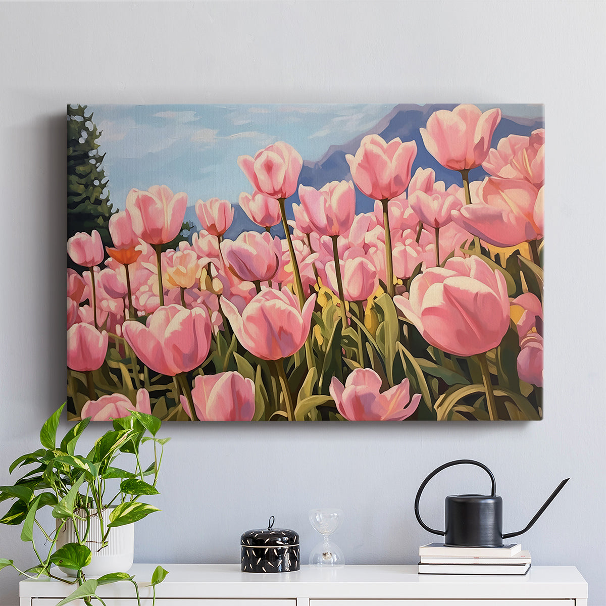 Floral Field XCV - Canvas Art Print