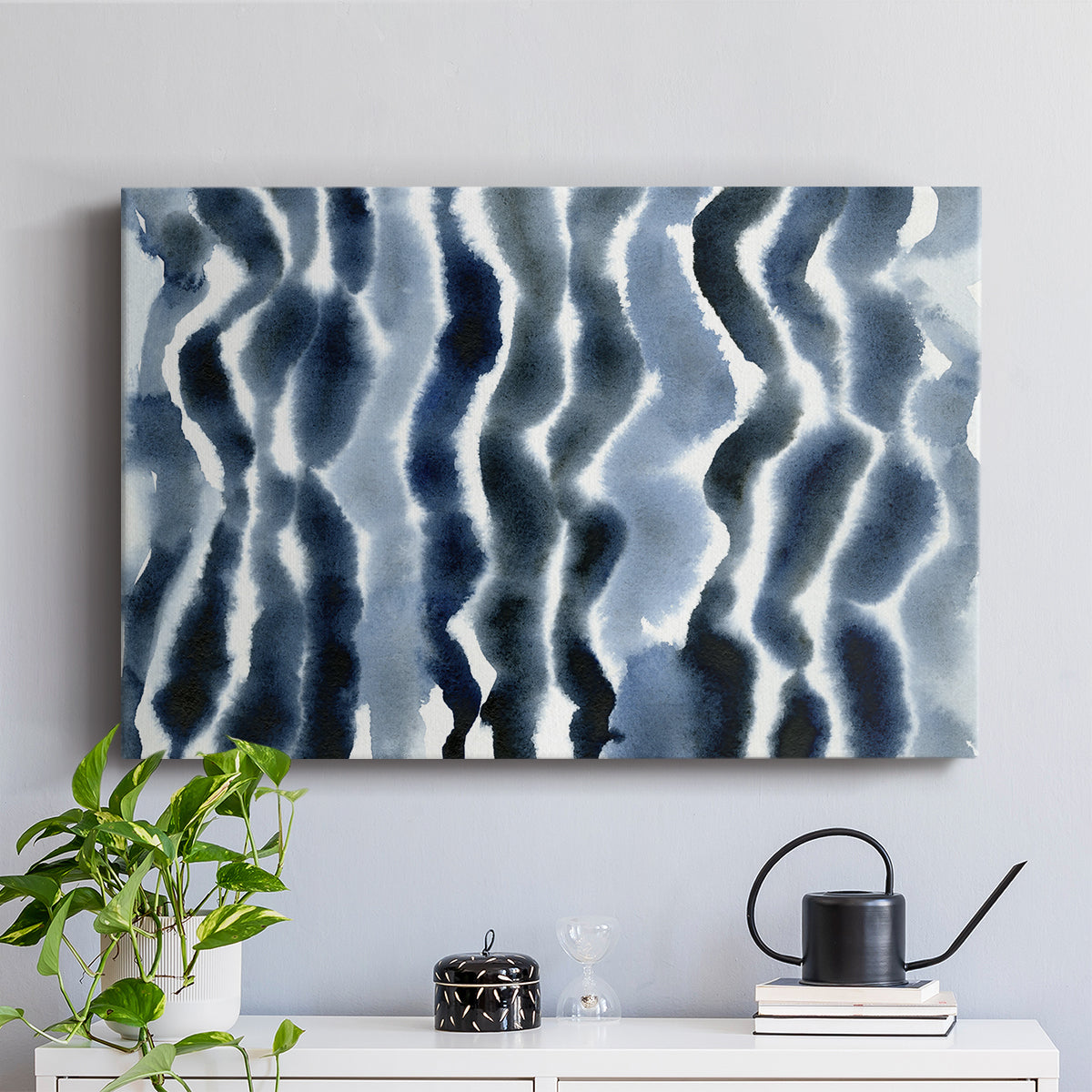 True Blue Wave I - Canvas Art Print