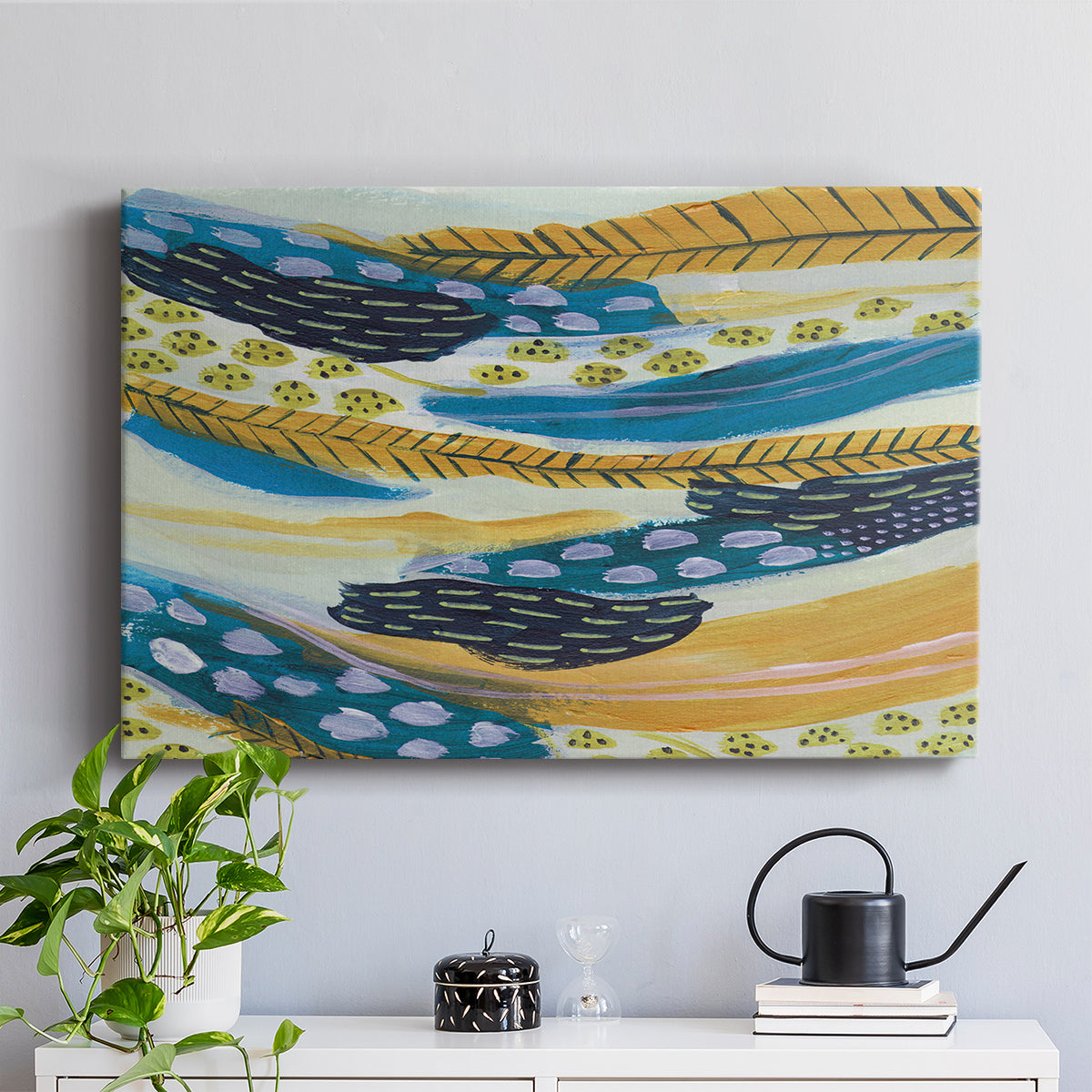 Feathery III - Canvas Art Print