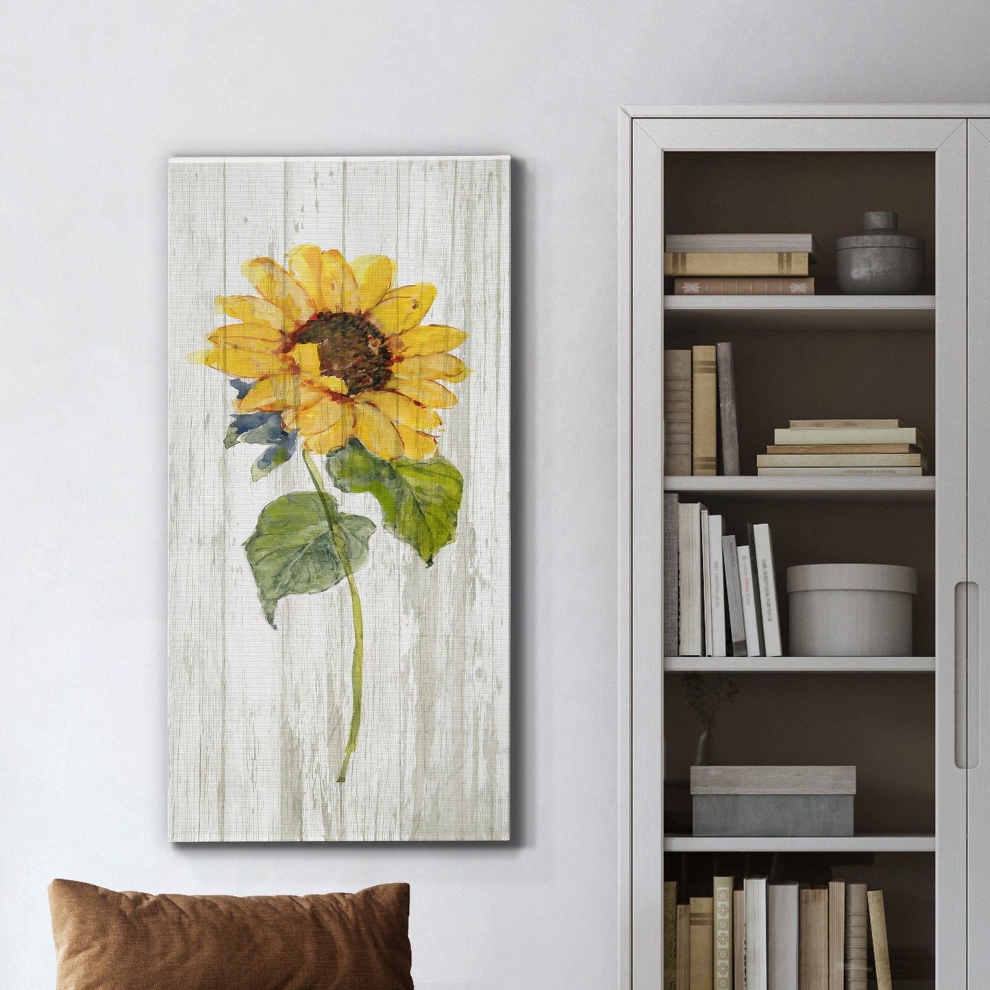 Sunflower in Autumn I - Premium Gallery Wrapped Canvas - Ready to Hang