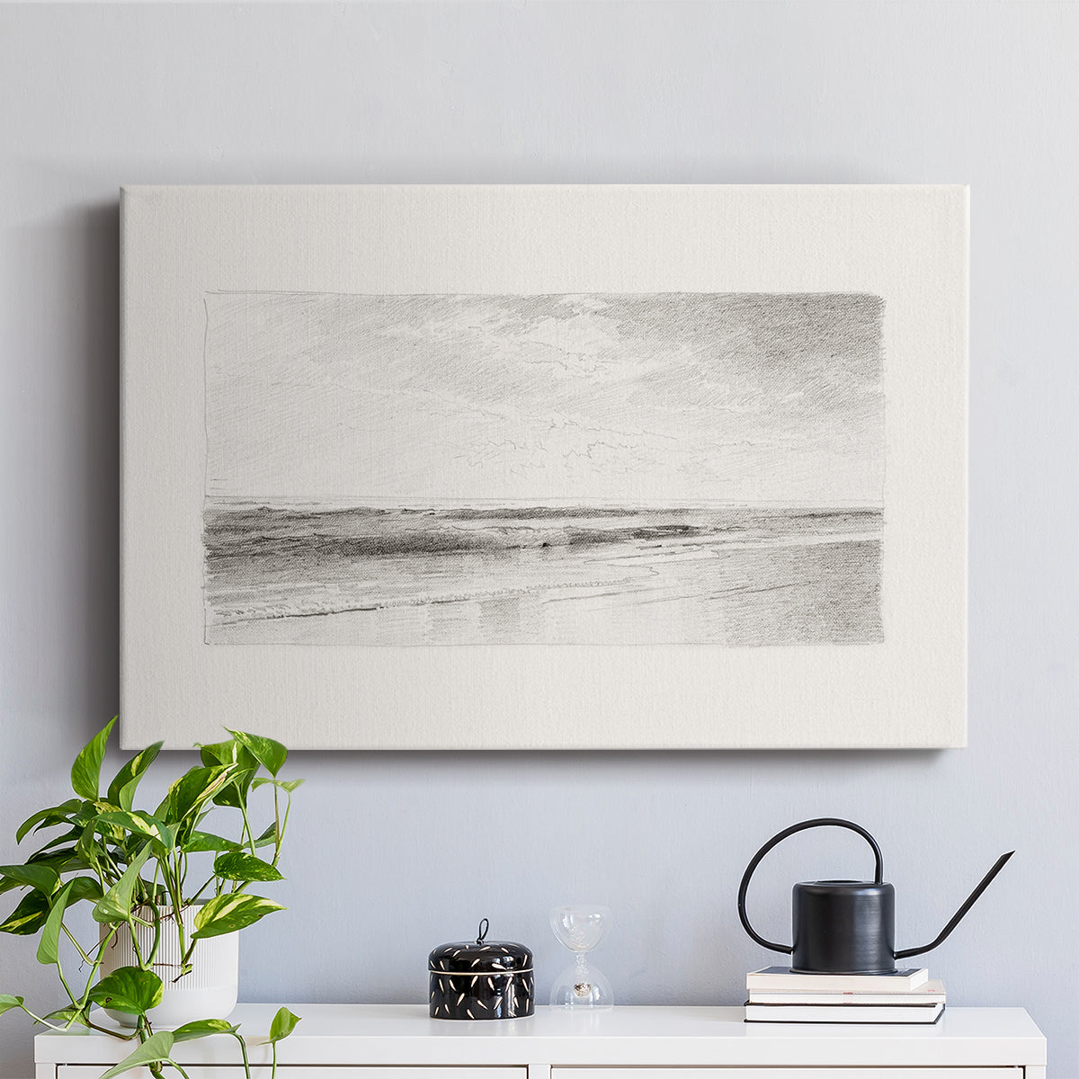 Vintage Sketch LXXXIII - Canvas Art Print