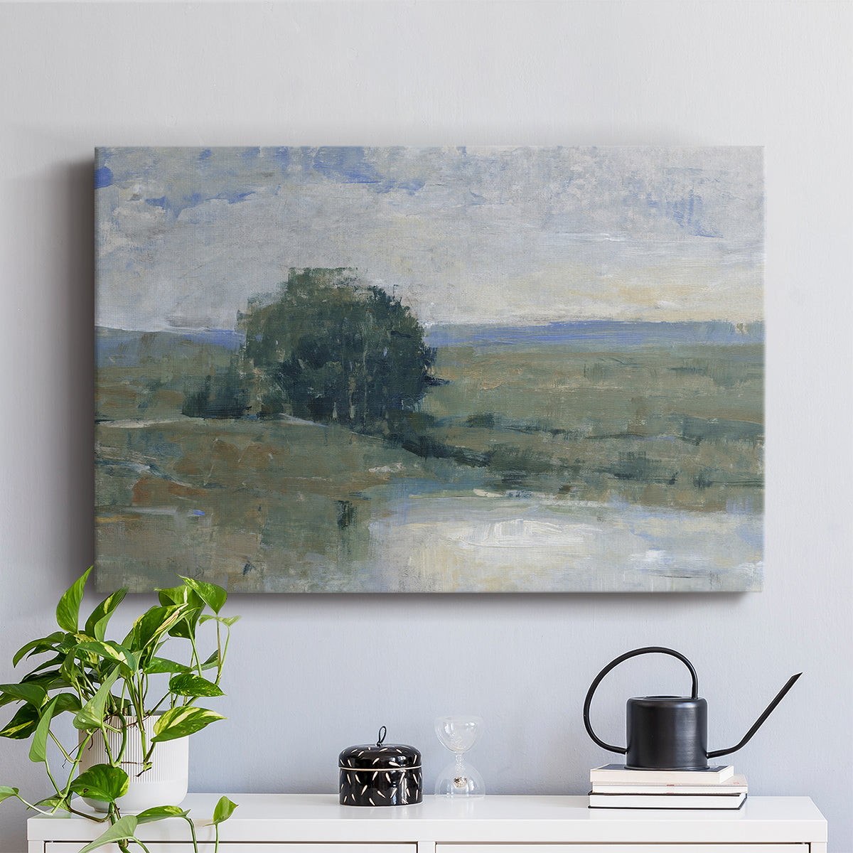 Riverbank Impression I - Canvas Art Print