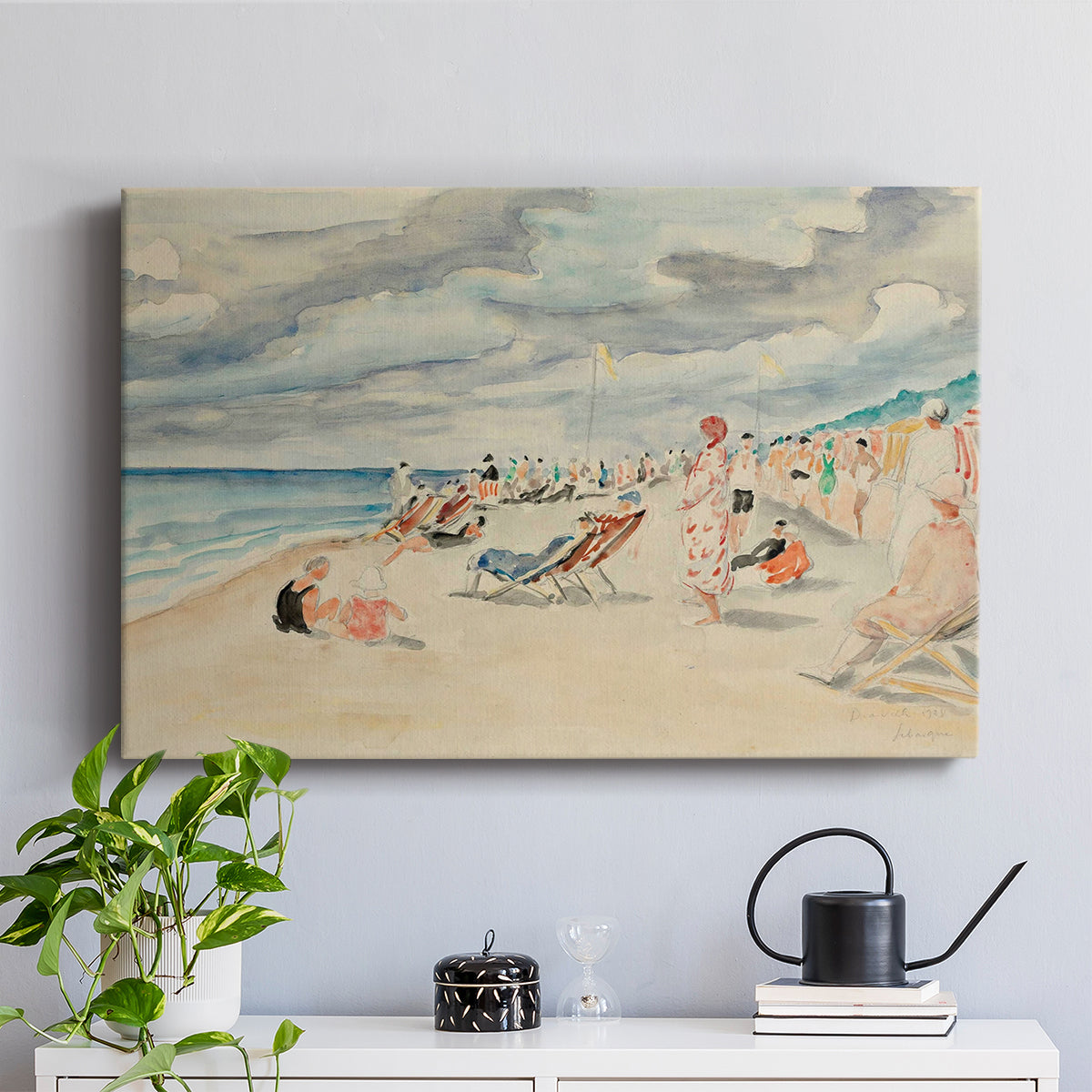 Vintage Beach XLIV - Canvas Art Print