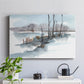Winter Stream Watercolor I - Canvas Art Print