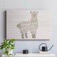 Floral Llama - Canvas Art Print