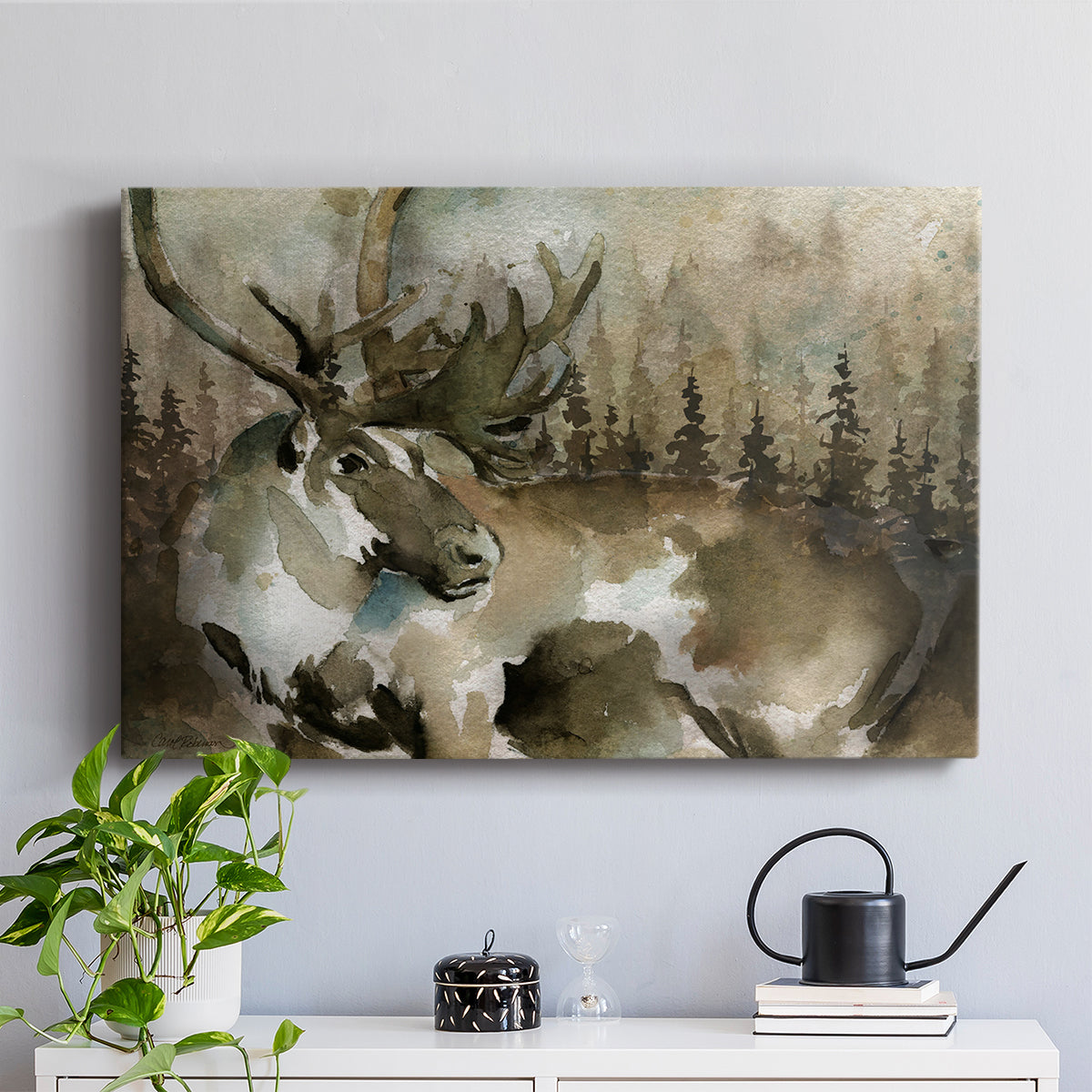 Lodge Twilight III - Canvas Art Print