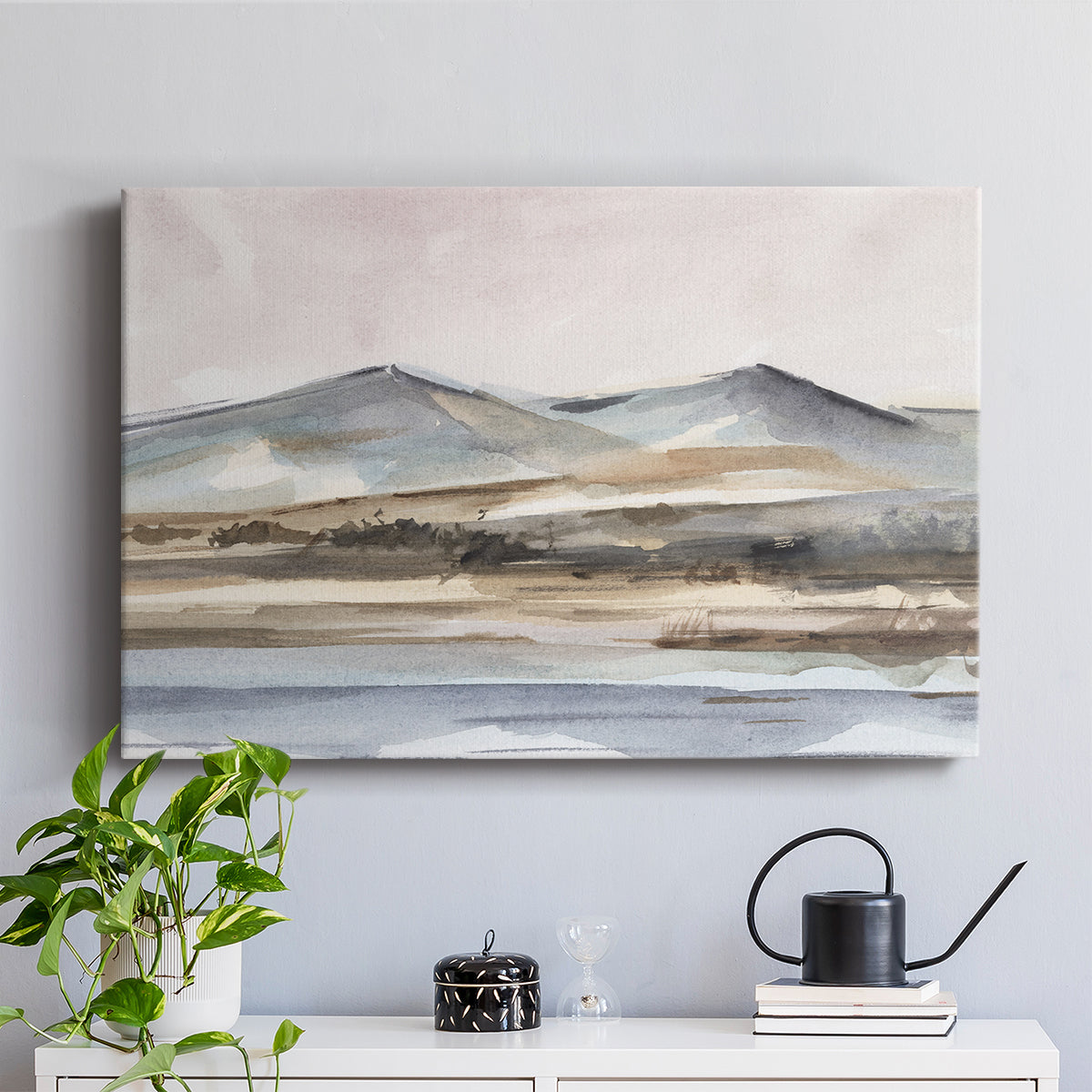 Autumn Mountain Valley II - Canvas Art Print