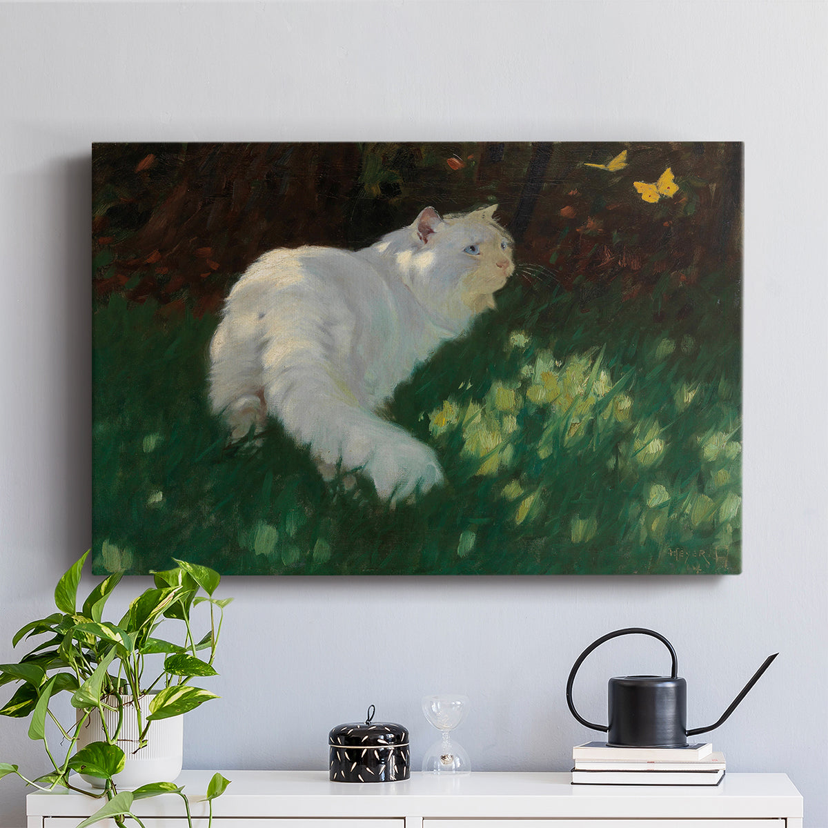 Vintage Kitty XXXVIII - Canvas Art Print