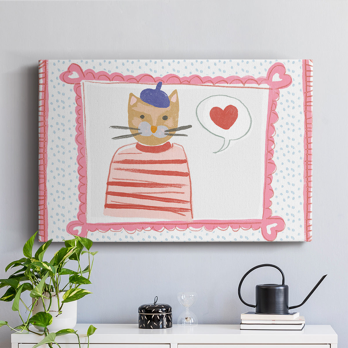 Cameo Characters Collection A - Canvas Art Print