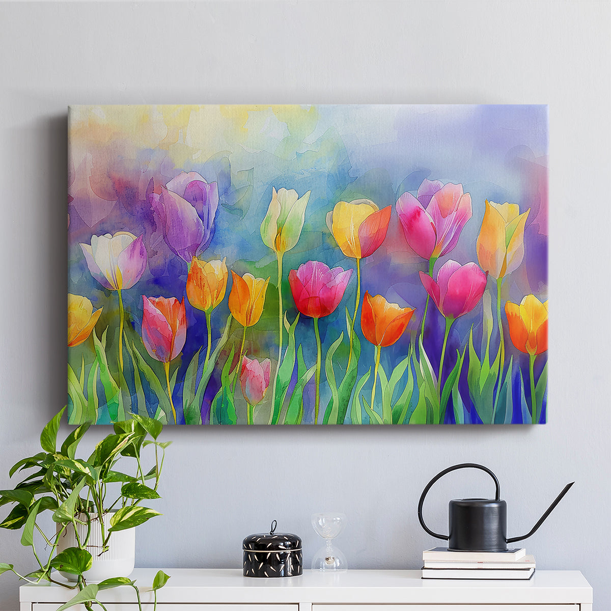 Floral Watercolor XLII - Canvas Art Print