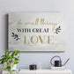 Small Things Gold - Canvas Art Print