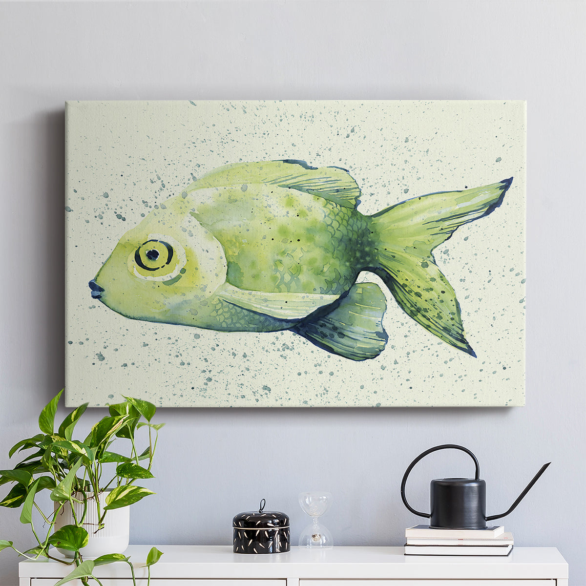 Speckled Freshwater Fish I - Canvas Art Print