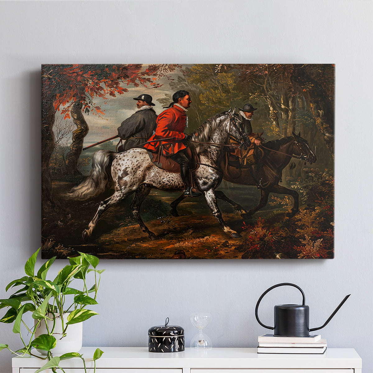 Vintage Hunt LXXVIII - Canvas Art Print