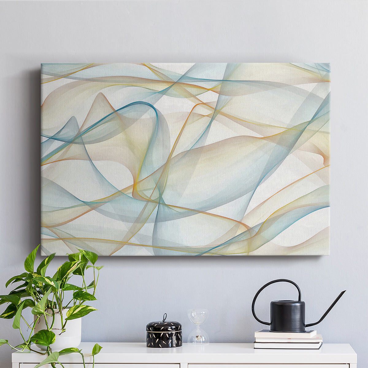 Curves and Waves V - Canvas Art Print