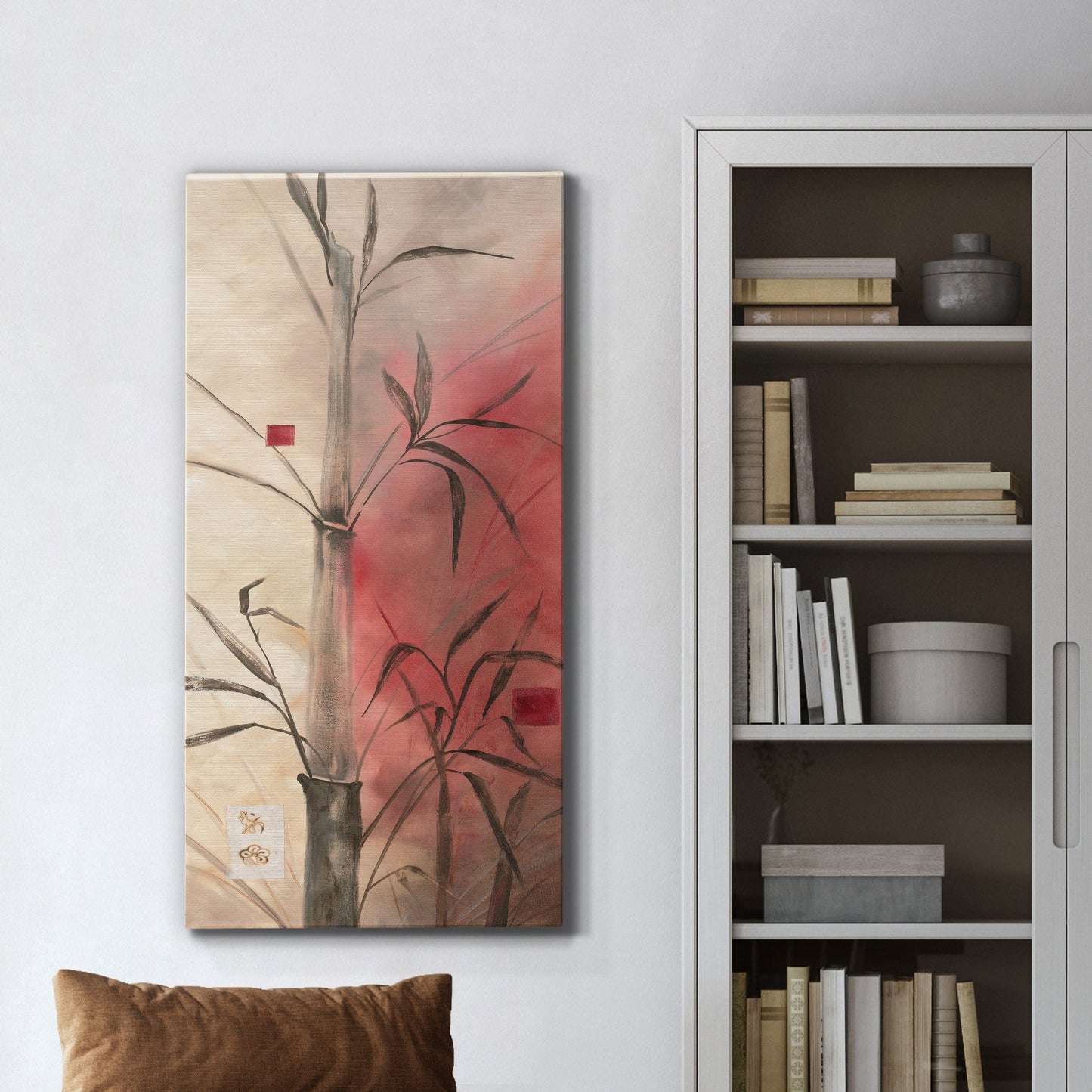 Bamboo Design I - Premium Gallery Wrapped Canvas - Ready to Hang