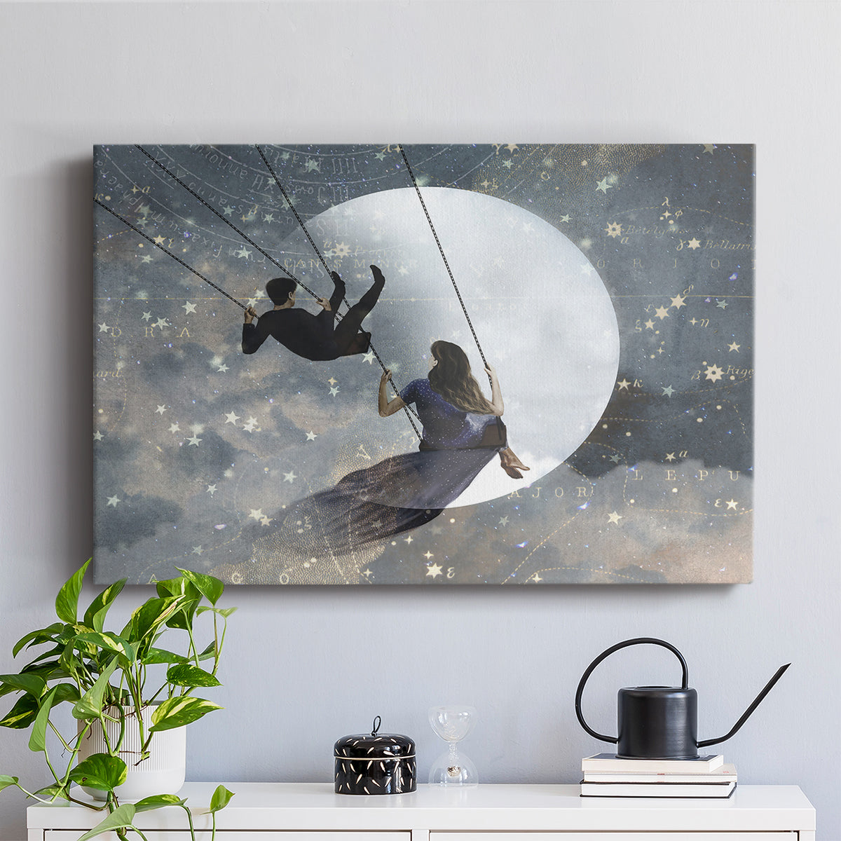 Celestial Love II - Canvas Art Print