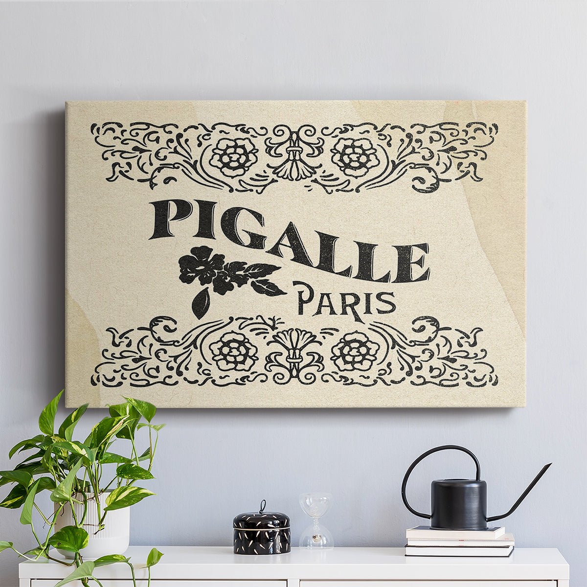 Antique French Label III - Canvas Art Print