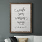 Wash Worries - Premium Canvas Framed in Barnwood - Ready to Hang