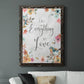 Spring Bird Love - Premium Canvas Framed in Barnwood - Ready to Hang