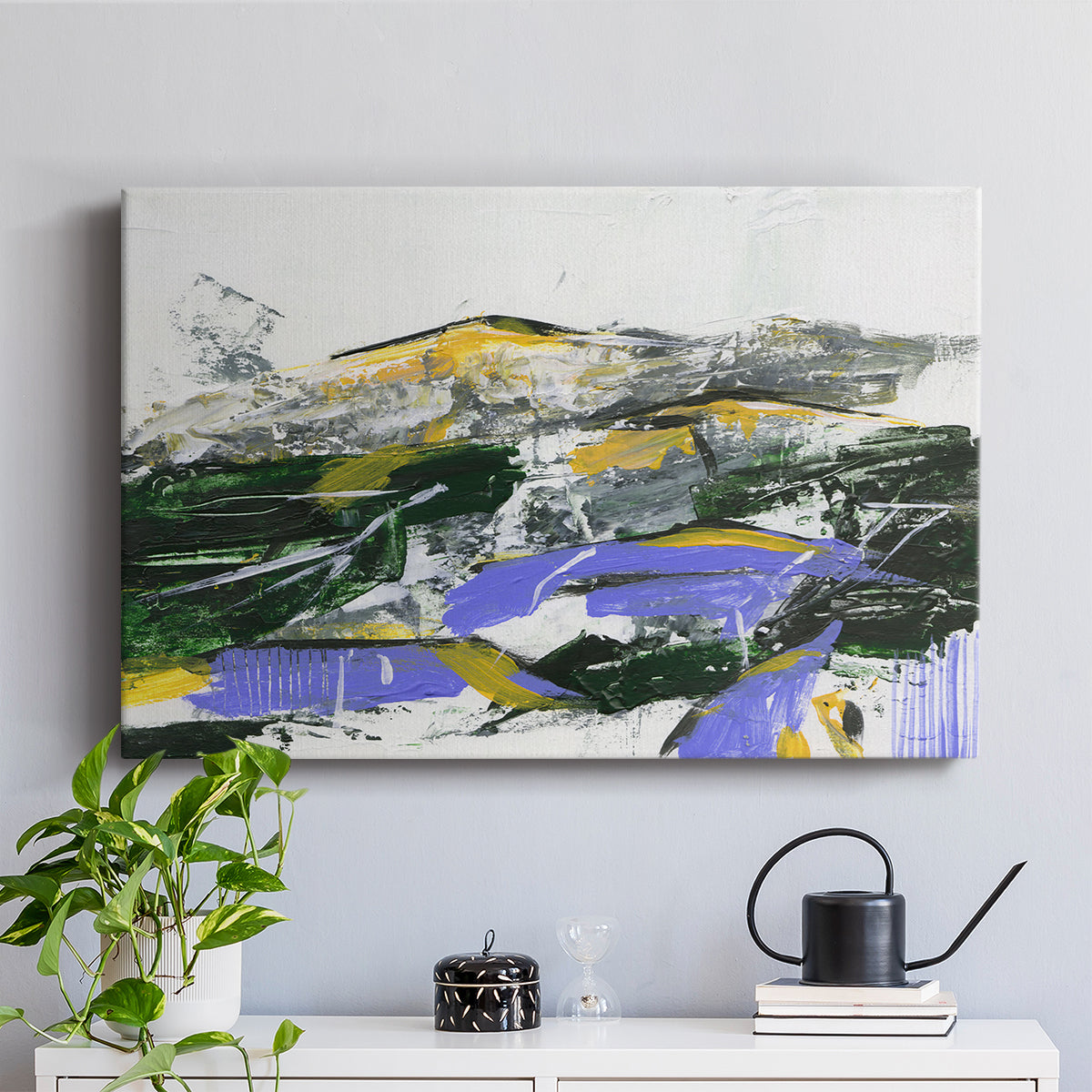 Silent Mountain II - Canvas Art Print