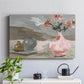 Vase of Pink Flowers VI - Canvas Art Print