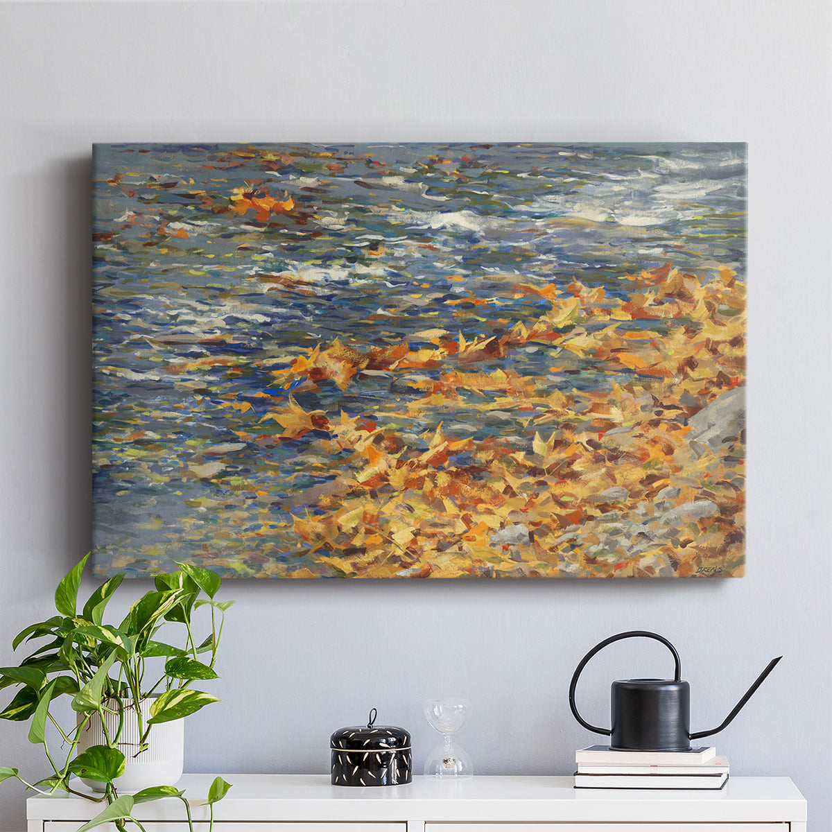 Autumn Creek - Canvas Art Print