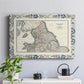 Bordered Map of England & Wales - Canvas Art Print