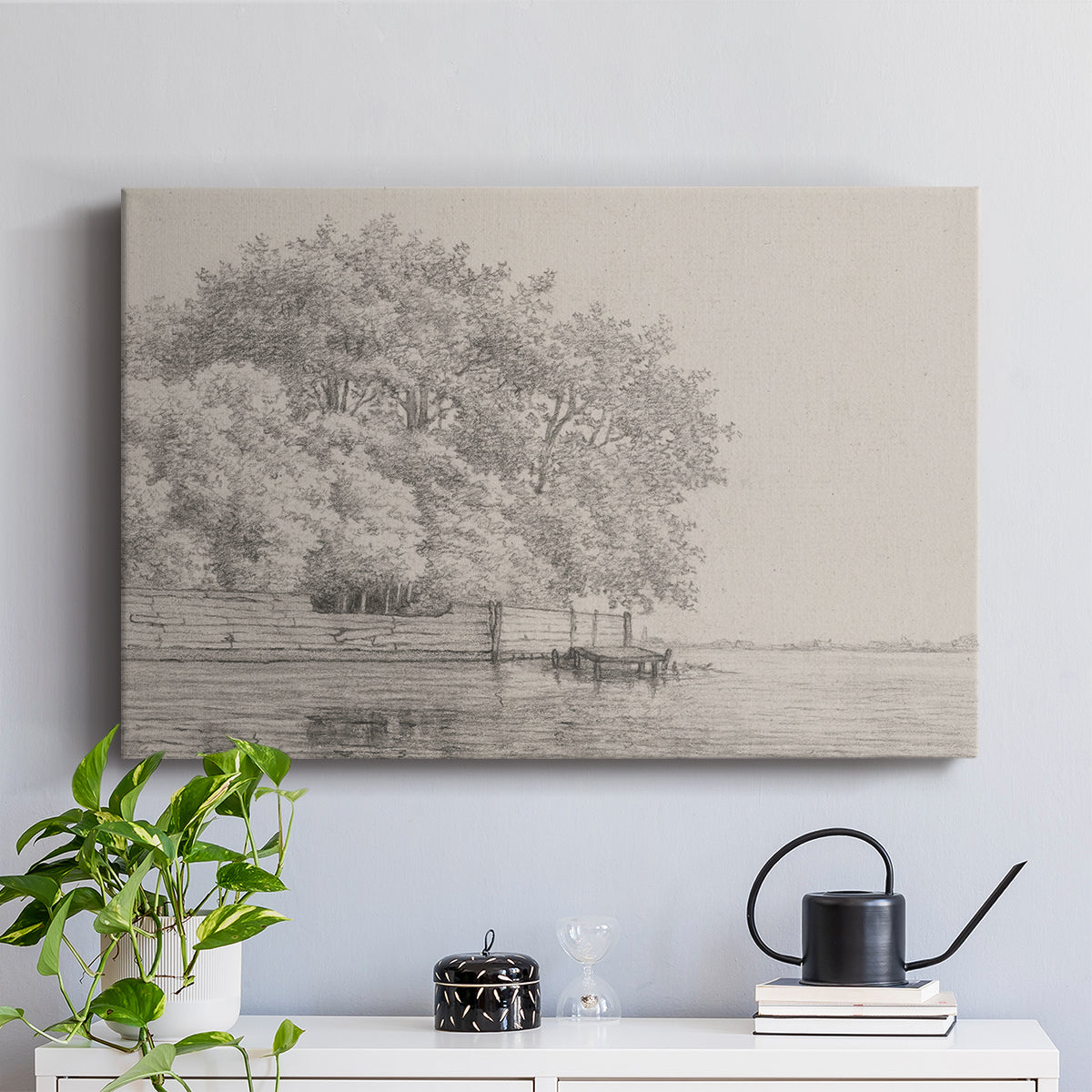 Vintage Landscape LXXXVII - Canvas Art Print