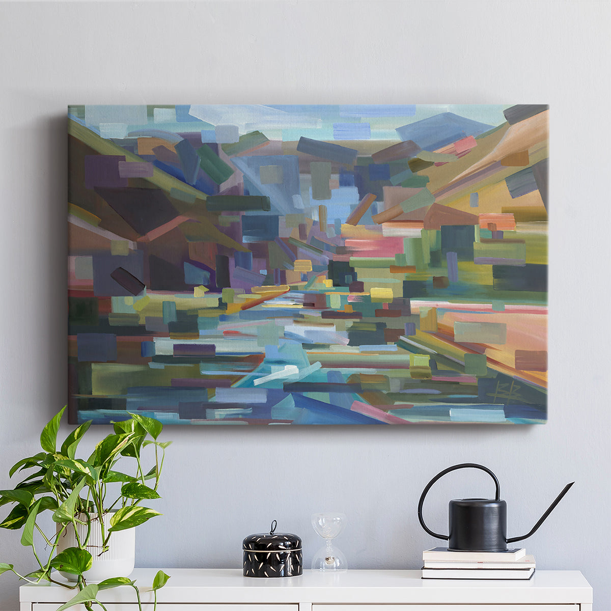 Pieces of Yakima Canyon - Canvas Art Print