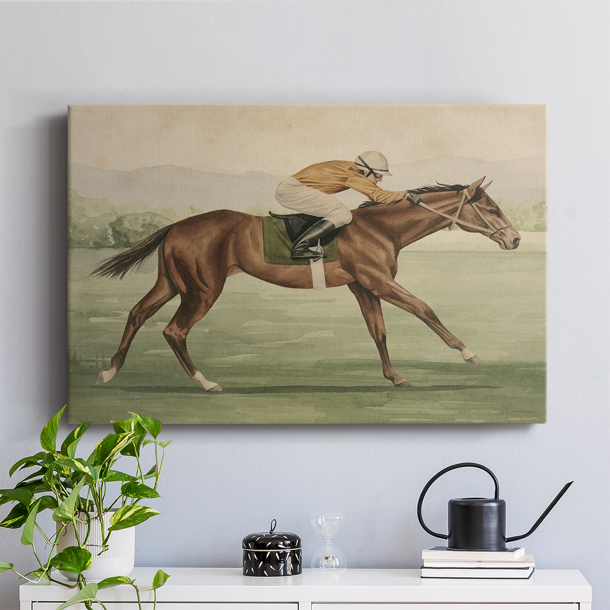 Vintage Equestrian II - Canvas Art Print