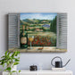Tuscan White and Poppies - Canvas Art Print