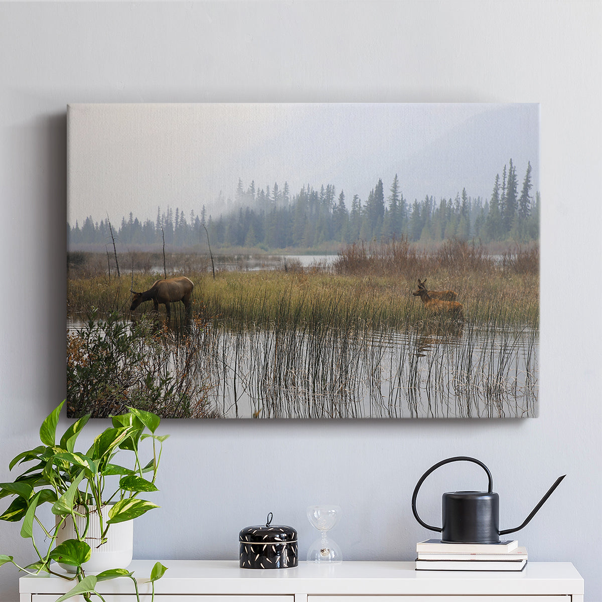 Out with the Twins - Canvas Art Print