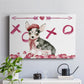 Puppy Valentine Collection A - Canvas Art Print