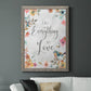 Spring Bird Love - Premium Canvas Framed in Barnwood - Ready to Hang