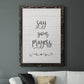 Say Your Prayers - Premium Canvas Framed in Barnwood - Ready to Hang