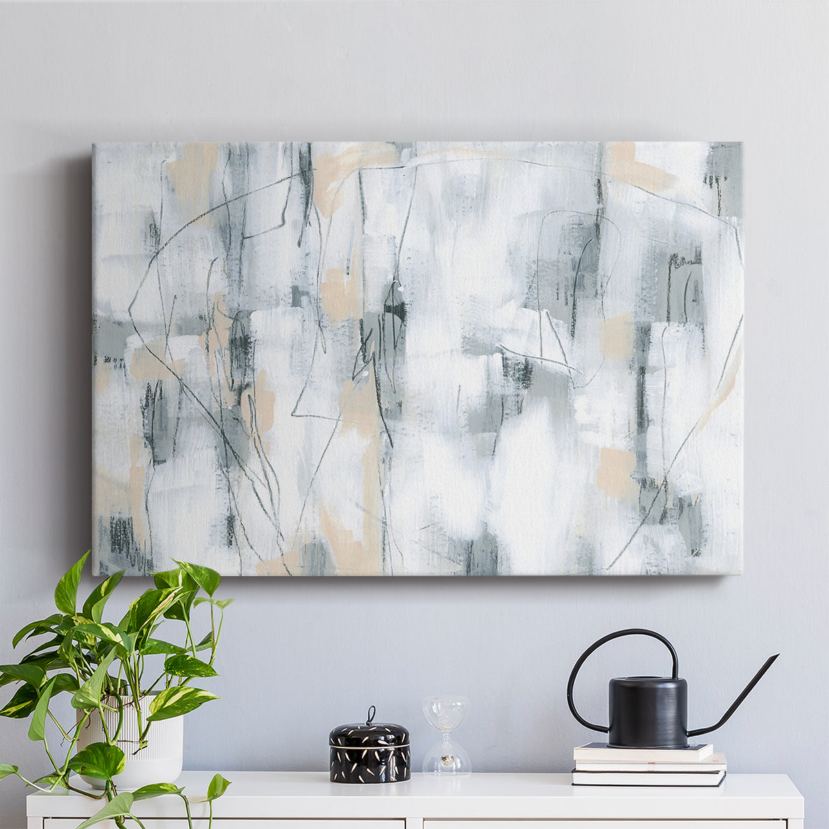 Stone Hatchmarks I - Canvas Art Print