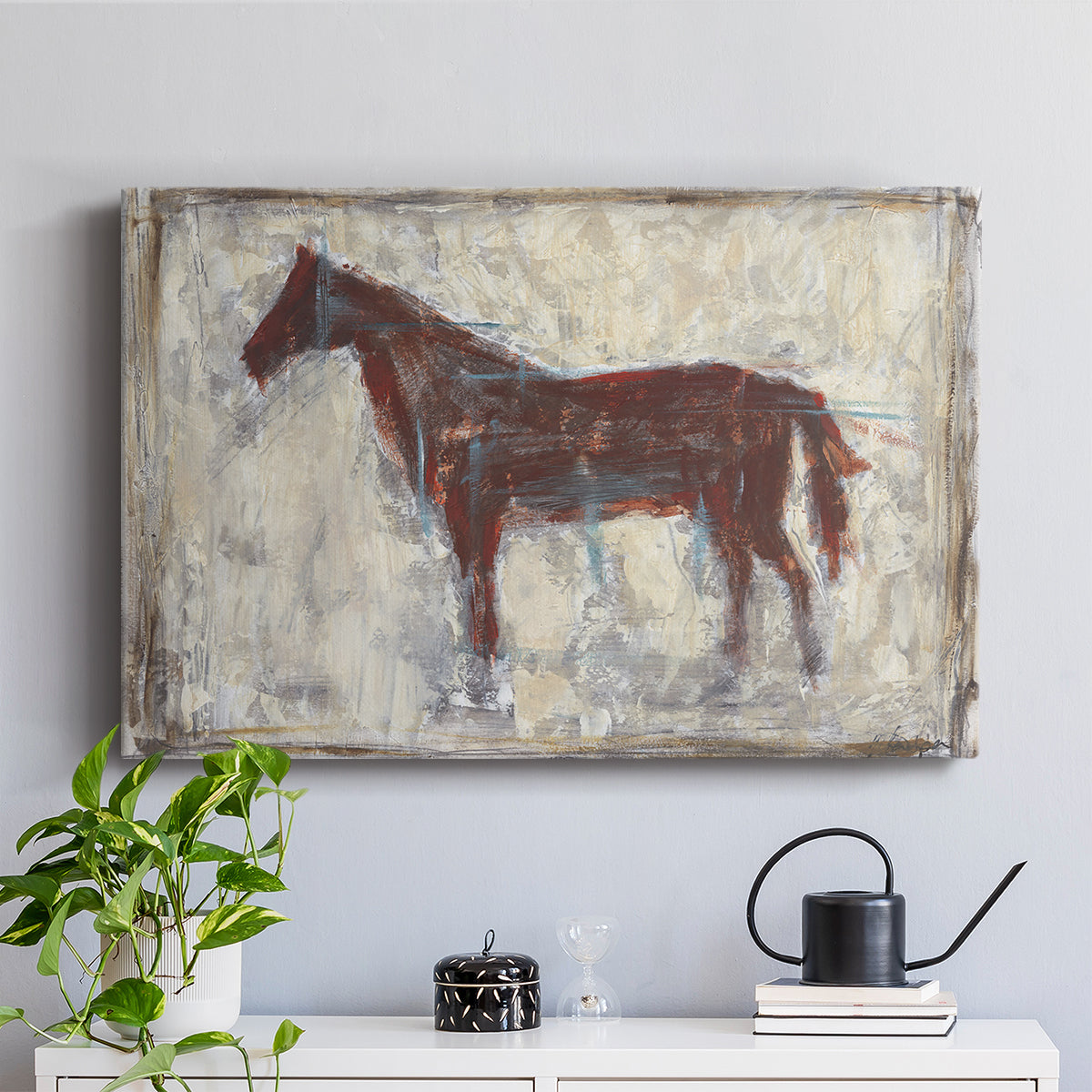 Iron Equine I - Canvas Art Print