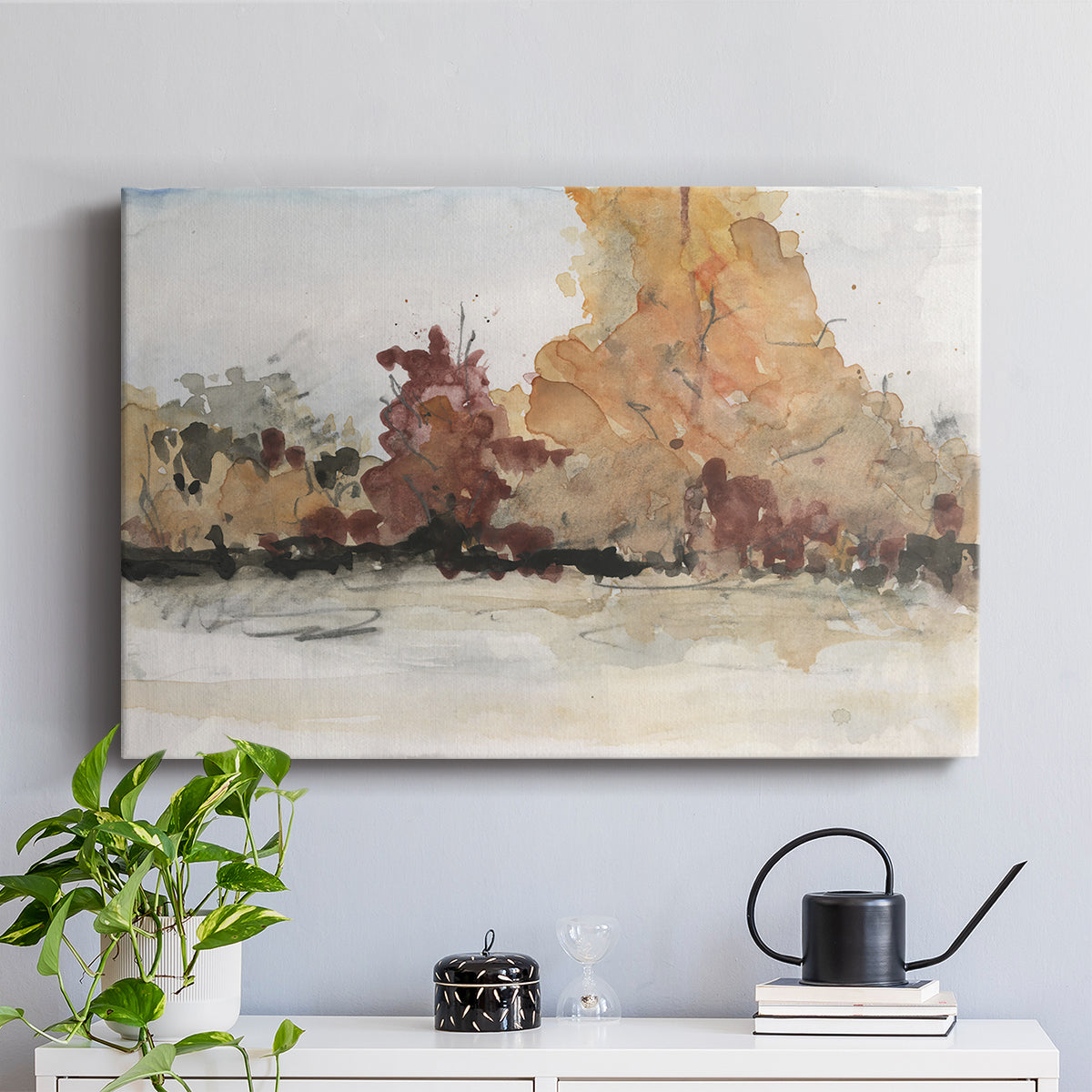 The Autumn View II - Canvas Art Print