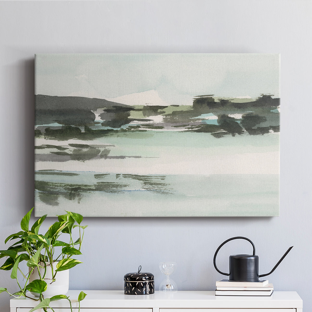Turquoise Marsh II - Canvas Art Print